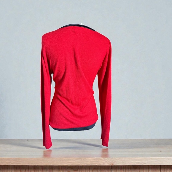 Southern Lady Red Long Sleeve Top - Picture 2 of 3